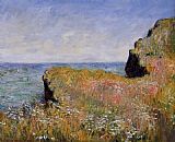 Edge of the Cliff at Pourville by Claude Monet